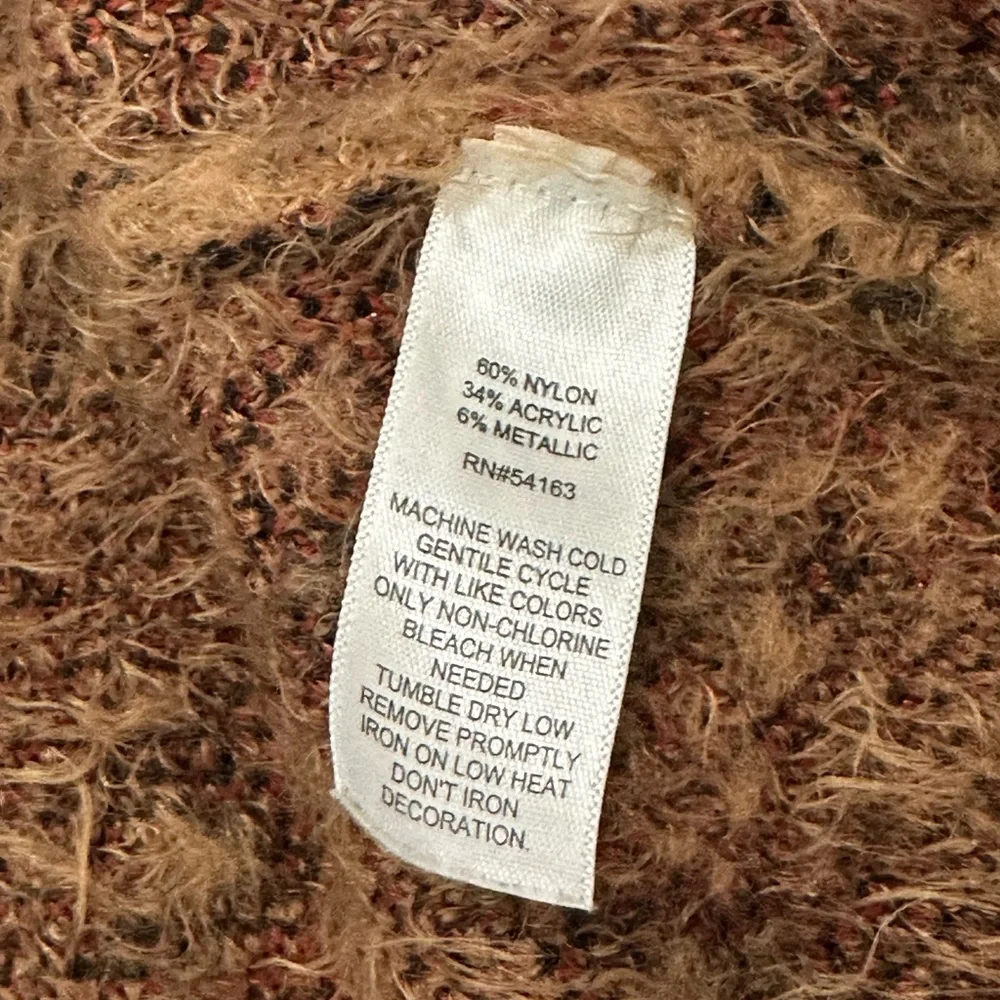 Black Rivet Aztec Southwestern Cozy Sweater Cardigan. Brown/Black/Red
Size: L - Picture 7 of 12